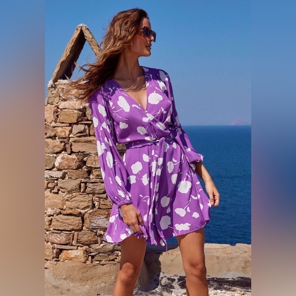 Mister Zimi Piper Floral Wrap Dress 12
